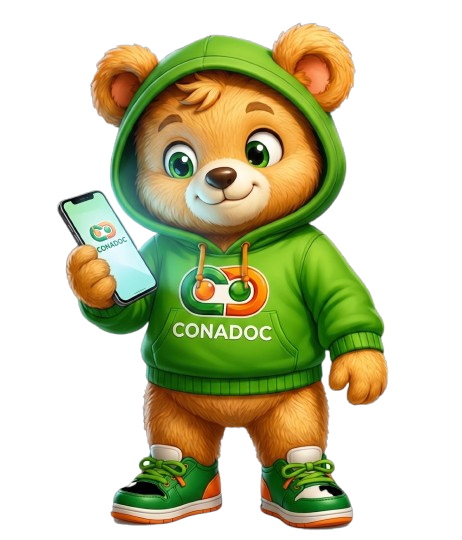 Pantalla principal de la app COONADOC - Contacto Coonadoc